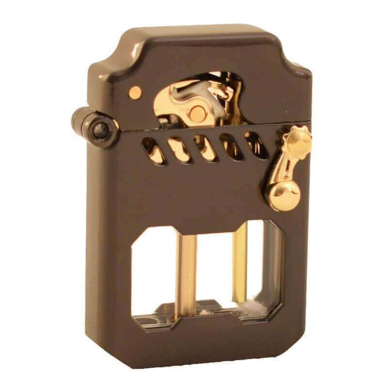 Cyber Metal Kerosene Lighter | Vintage Flip Top Windproof EDC Lighter
