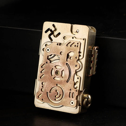Gear Mechanical Kerosene Lighter | Steampunk Vintage Personalized EDC Lighter