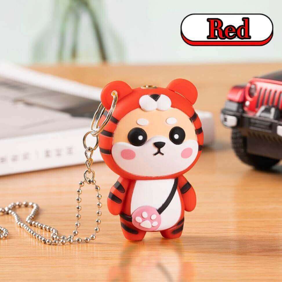 Creative Little Tiger Lighter | Cartoon Keychain Mini Kerosene EDC Lighter