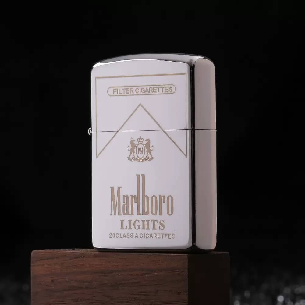Personalized Cigarette Engraved Kerosene Lighter | Vintage Flip Top Windproof EDC Lighter