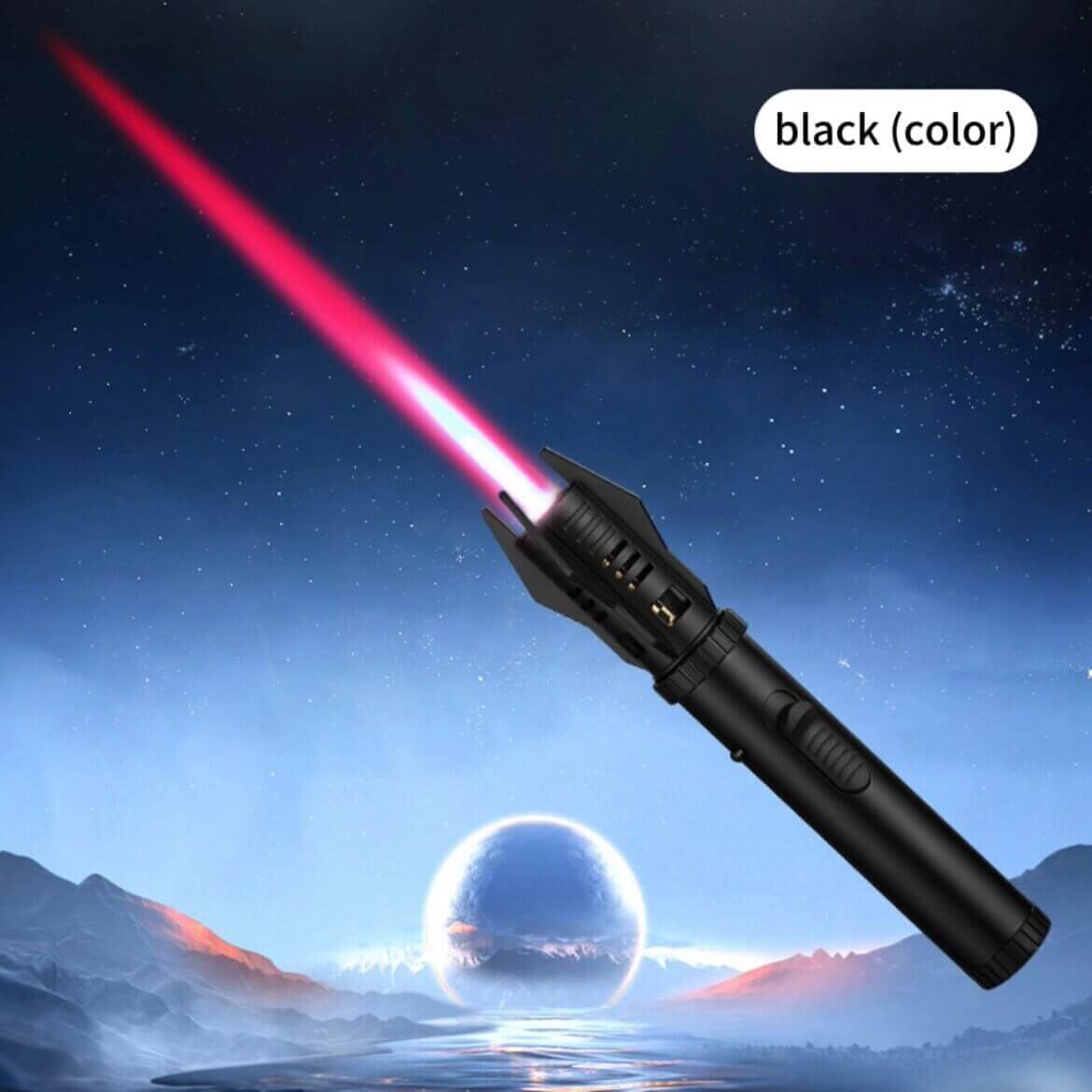 Planet Lightsaber Straight Red Flame Gun Windproof Lighter