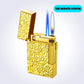 Briquet gonflable à double flamme en forme de roue de sable de haute qualité