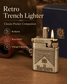 CHIEF 311 Vintage Silver Side-Slide Brass Lighter | A Classic Mechanical EDC Piece