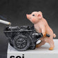 Cute Dog Cart Ashtray | Creative Decorative Smoking Accessory Gift for Smokers