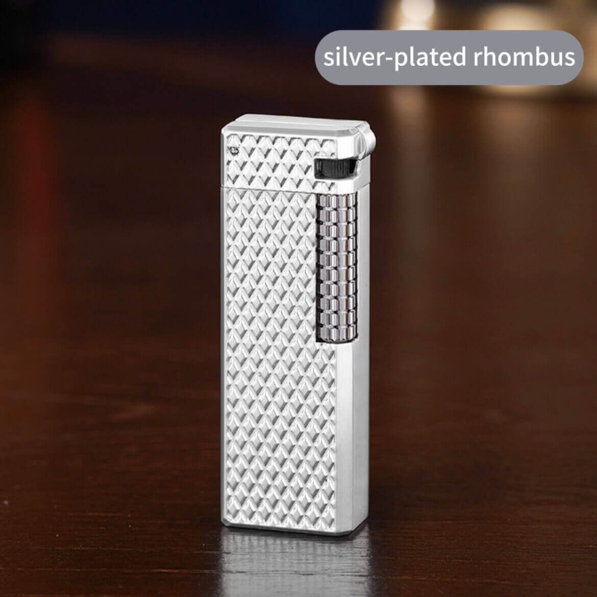 Vintage Silver Engraved Kerosene Lighter | Swing Wheel Open Flame EDC Lighter