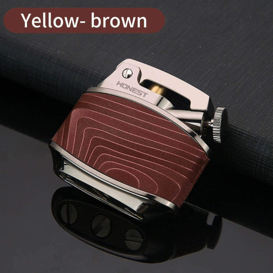 Cyber Mechanical Dual Flame Butane Lighter | Vintage Windproof EDC Lighter