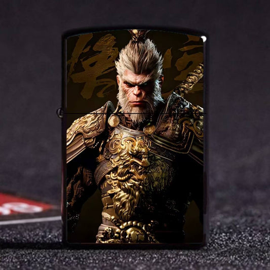 Black Myth Wukong Lighter | Windproof Torch Flame Collectible EDC Lighter
