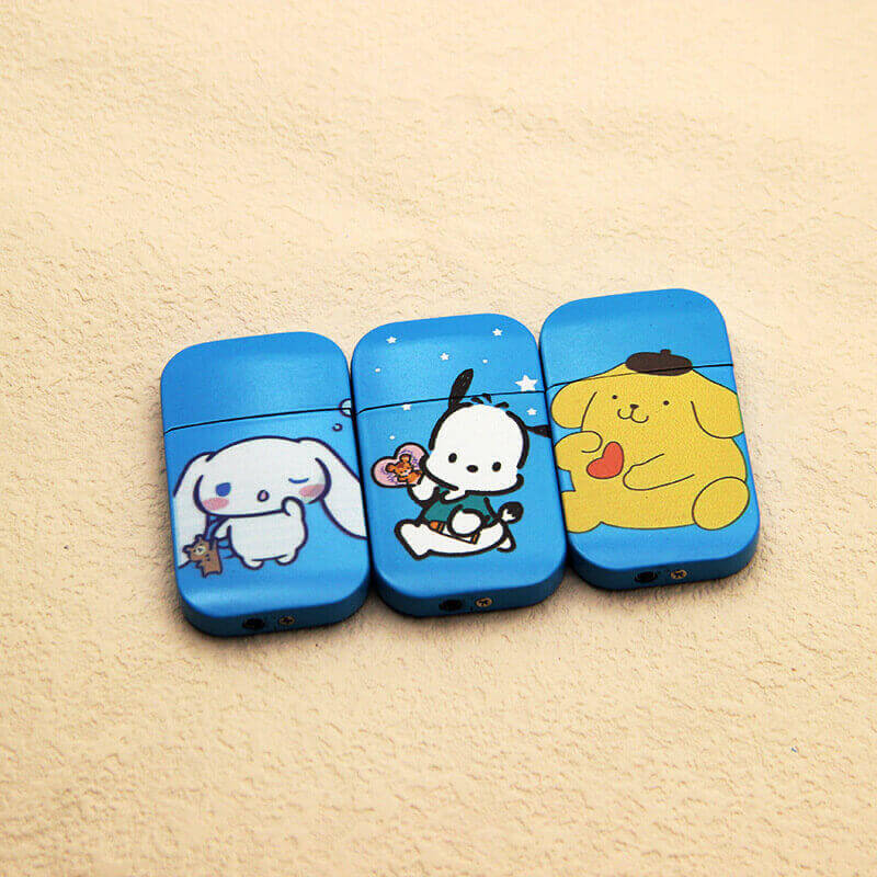 Luminous Cartoon Kerosene Lighter | Glow In The Dark Pink Flame Vintage EDC Lighter