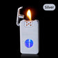 USB Rechargeable Plasma Flame Lighter | Sensor Touch Windproof Torch Lighter with LED Fuel Window