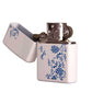 White Lacquer Celadon Kerosene Lighter | Windproof Flip Top Vintage EDC Lighter