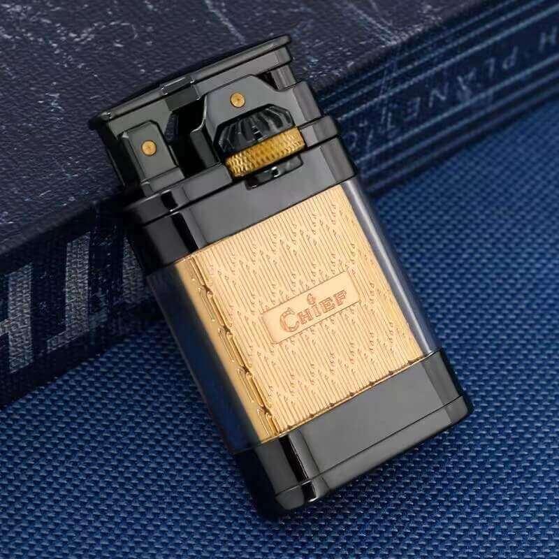 Briquet à kérosène vintage à glissière latérale Creative Gear 84 CF307 avec bac transparent 