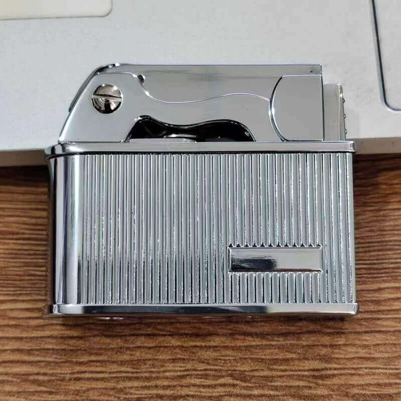 Let The Bullets Fly Style Kerosene Lighter | Retro One-Button Ejector Flip Top EDC Lighter