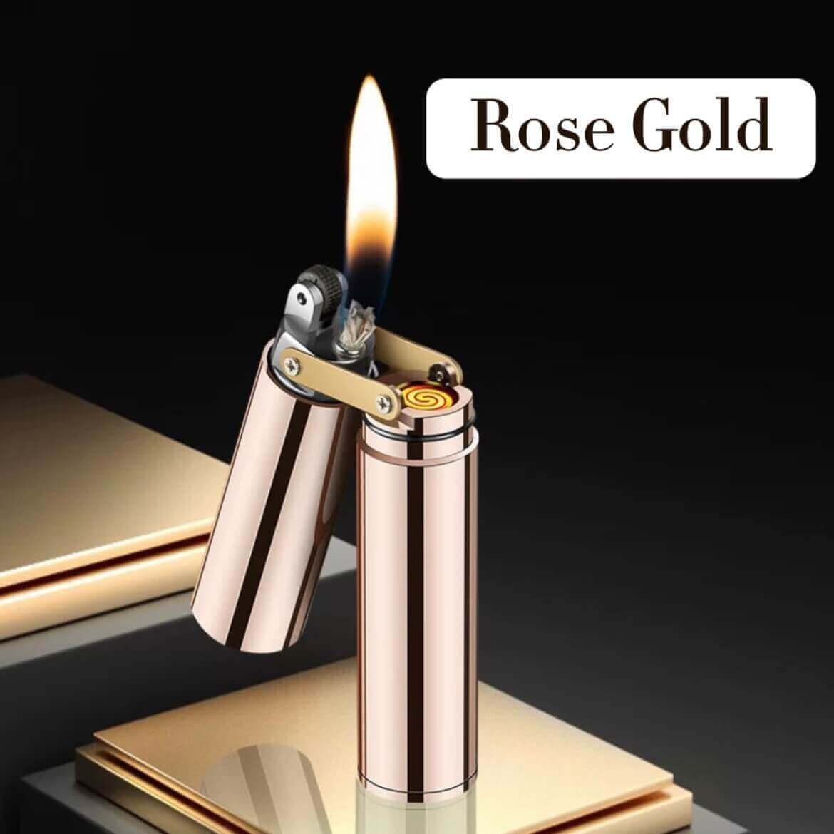 Creative Nunchuck Oil-Electric Hybrid Lighter | Dual Function Mechanical EDC Lighter