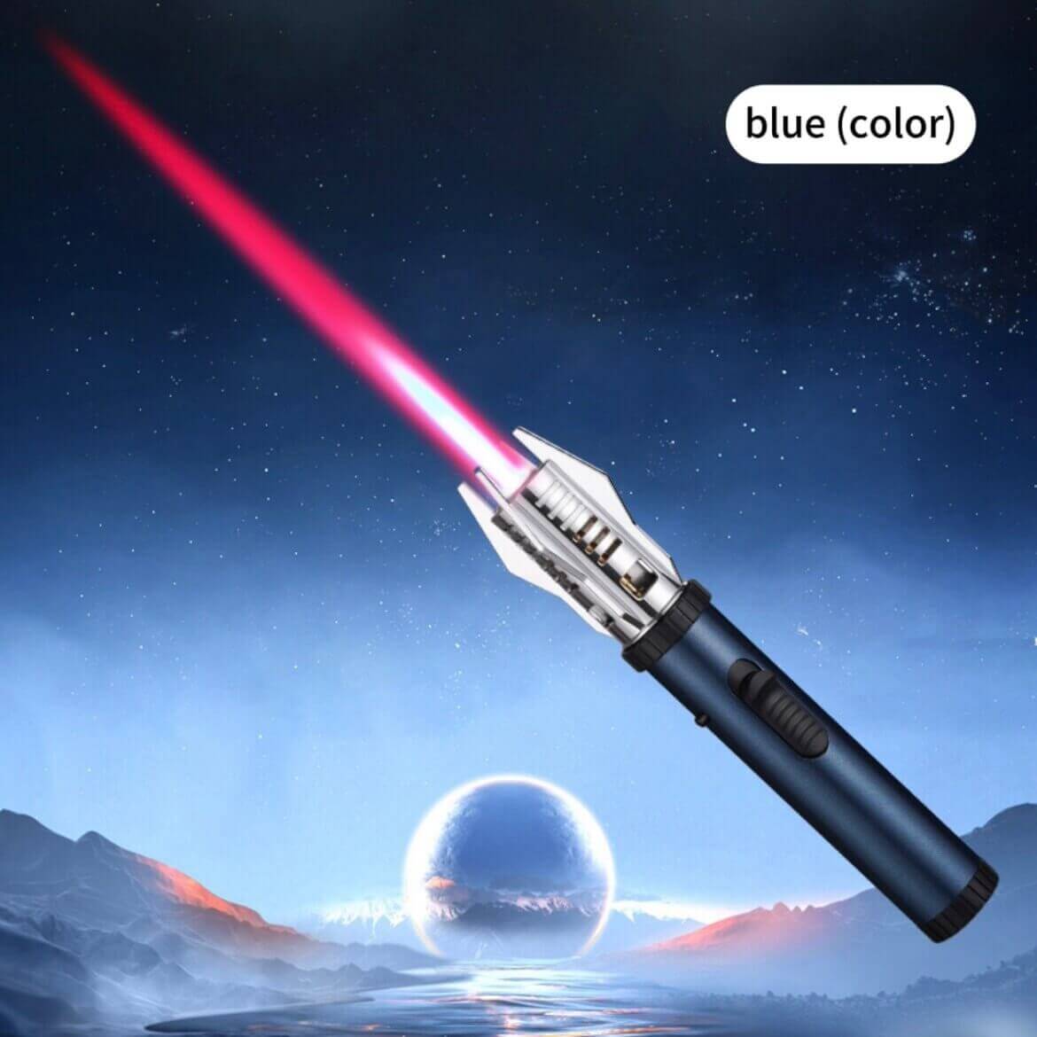 Planet Lightsaber Red Flame Gun Lighter | Windproof Outdoor EDC Torch Lighter