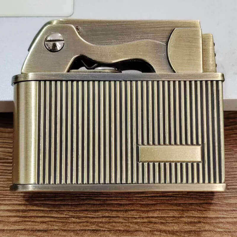 Let The Bullets Fly Style Kerosene Lighter | Retro One-Button Ejector Flip Top EDC Lighter