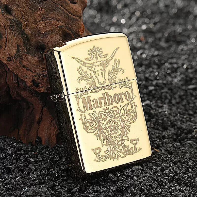 Personalized Cigarette Engraved Kerosene Lighter | Vintage Flip Top Windproof EDC Lighter