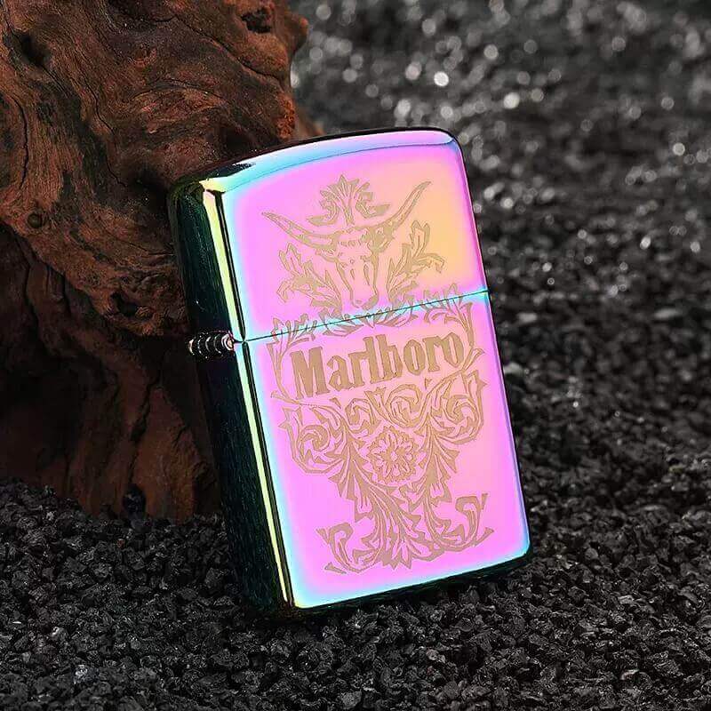 Personalized Cigarette Engraved Kerosene Lighter | Vintage Flip Top Windproof EDC Lighter