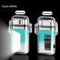 Outdoor Waterproof Double Arc Lighter | USB Rechargeable Transparent Shell Long Tube Electric Pulse Lighter