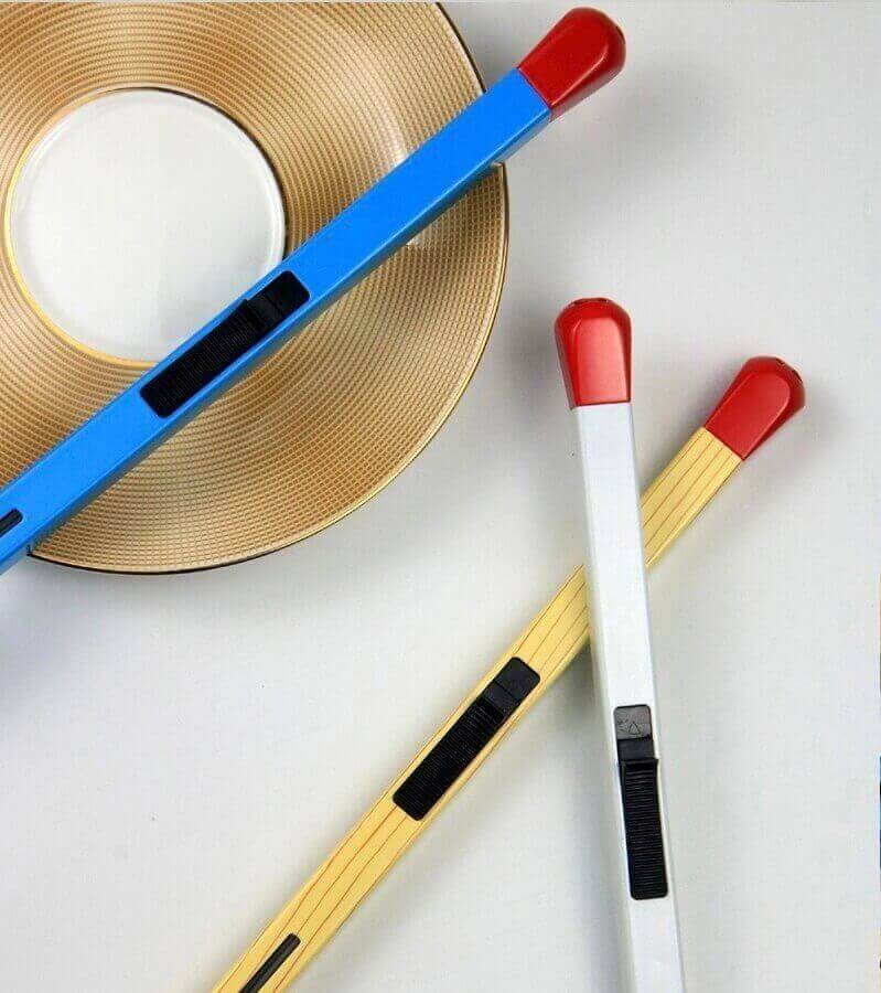 Creative Match Stick Lighter | Long Stick Refillable Flame Lighter for Candle & Outdoor Use