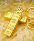 Gold Bar Keychain Lighter | Creative Mini Oil Lighter with Portable Key Ring Design for Gift Collection