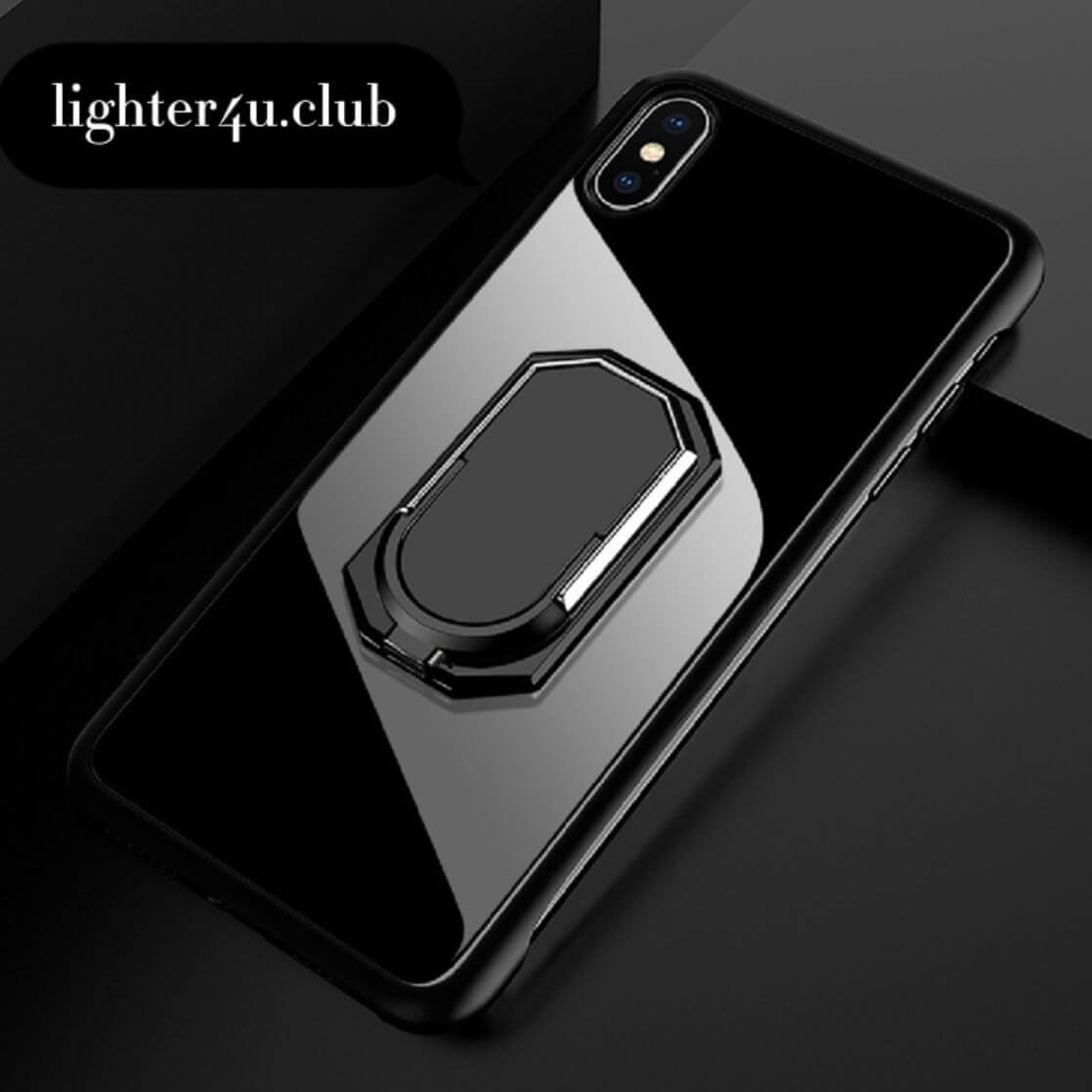 Mobile Phone Stand Lighter | Multi-Angle Rotating Phone Holder with USB Rechargeable Electric Lighter