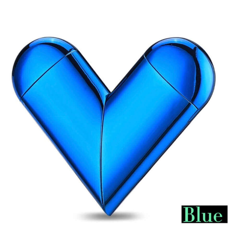 Heart Shaped Electric Lighter | USB Rechargeable Metal Windproof Lighter Novelty Gift
