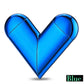 Heart Shaped Electric Lighter | USB Rechargeable Metal Windproof Lighter Novelty Gift
