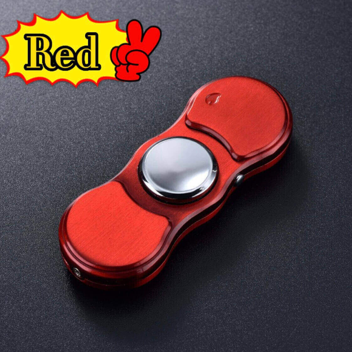 Fidget Spinner Lighter | USB Rechargeable Electric Lighter with Fingertip Gyro Stress Relief LED Design