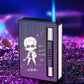 Cigarette Case Lighter 10 Pack | Compact Cigarette Holder Box with Adjustable Flame Refillable Lighter