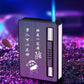 Cigarette Case Lighter 10 Pack | Compact Cigarette Holder Box with Adjustable Flame Refillable Lighter