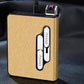 Double Arc Rechargeable Cigarette Case Lighter | Windproof Electric EDC Lighter