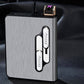 Double Arc Rechargeable Cigarette Case Lighter | Windproof Electric EDC Lighter