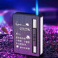 Cigarette Case Lighter 10 Pack | Compact Cigarette Holder Box with Adjustable Flame Refillable Lighter