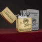MacArthur Bronze Relief Lighter | Vintage Windproof Kerosene Flip Top EDC Lighter