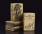 Michael Jackson Embossed Bronze Lighter | Vintage Windproof Kerosene Flip Top EDC Lighter
