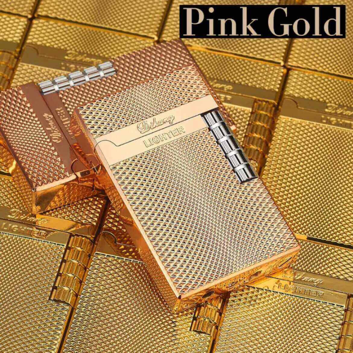 L4ULS Steel Tone Slant Fire Pipe Lighter | Vintage Windproof Kerosene EDC Lighter