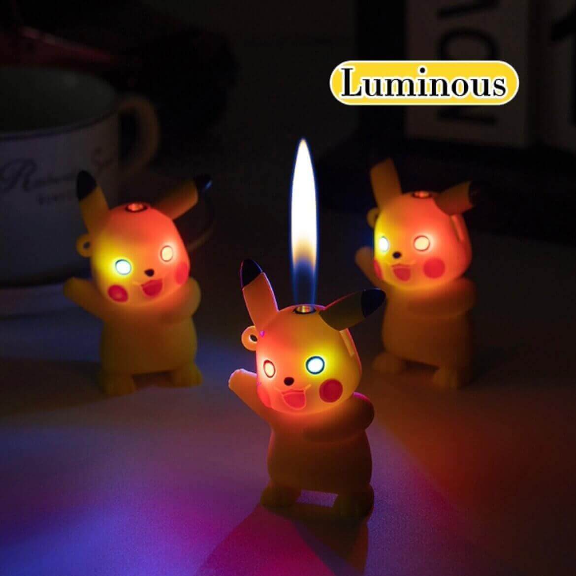 Pikachu Cartoon Lighter | Mini Character Kerosene EDC Lighter
