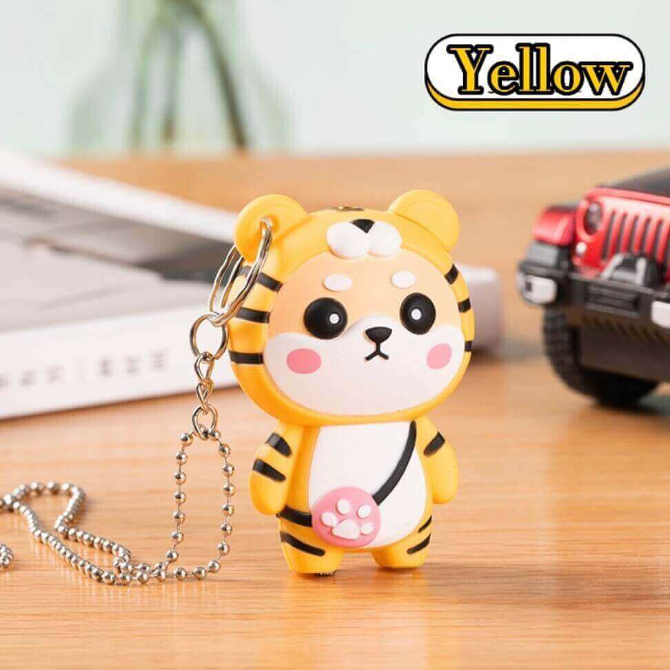 Creative Little Tiger Lighter | Cartoon Keychain Mini Kerosene EDC Lighter