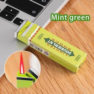Creative Gum Shaped Lighter | Mini Butane Torch Lighter with Blue & Yellow Flame Adjustable Design