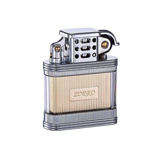 LJM Paraffin Lighter | Transparent Visible Fuel Tank Vintage Kerosene EDC Lighter