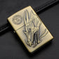 Bronze Animal Embossed Kerosene Lighter | Vintage Windproof Flip Top EDC Lighter