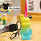 Violet Bear Keychain Lighter | Cute Cartoon Mini Kerosene EDC Lighter