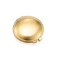 Handmade Brass Round Antique Lighter | Semi-Automatic Vintage Compact EDC Lighter