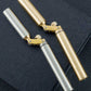 Nunchaku Style Lighter | Compact Brass Metal Oil Lighter with Flip Top Design and Collectible EDC Appearance
