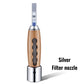 Wood Handle Electric Lighter | Long Neck USB Rechargeable Windproof EDC Lighter