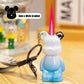 Violet Bear Keychain Lighter | Cute Cartoon Mini Kerosene EDC Lighter