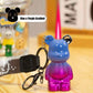Violet Bear Keychain Lighter | Cute Cartoon Mini Kerosene EDC Lighter