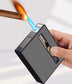 Rechargeable Cigarette Case Lighter | Windproof USB Metal Cigarette Holder & Lighter Combo