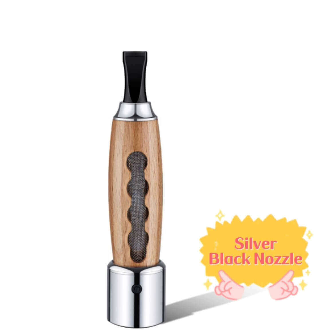 Wood Handle Electric Lighter | Long Neck USB Rechargeable Windproof EDC Lighter
