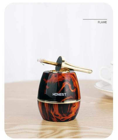 Electric Oil Lighter | Capsule Design Metal Flame Lighter with Portable Gift Box for Collection